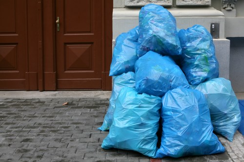 Clean and tidy garden post-clearance in Knightsbridge